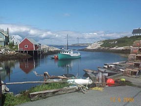Peggy's Cove, Nova Scotia  Actual size=130 pixels wide